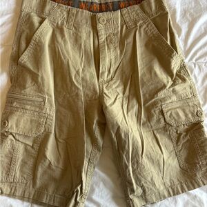 WearFirst Men's Khaki Cargo Shorts